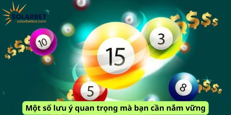 Một số lưu ý cần nắm